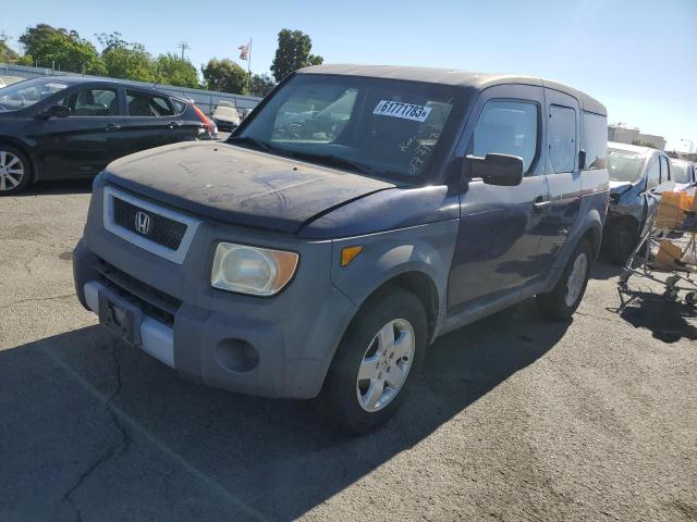 5J6YH28563L022749 - 2003 HONDA ELEMENT EX BLUE photo 1