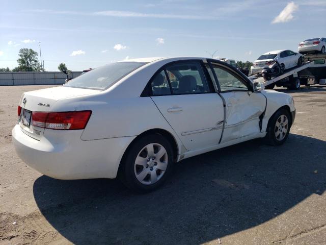 5NPET46C77H202692 - 2007 HYUNDAI SONATA GLS WHITE photo 3