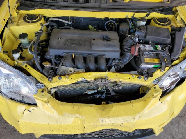 2T1KR32E84C199562 - 2004 TOYOTA COROLLA MA XR YELLOW photo 11