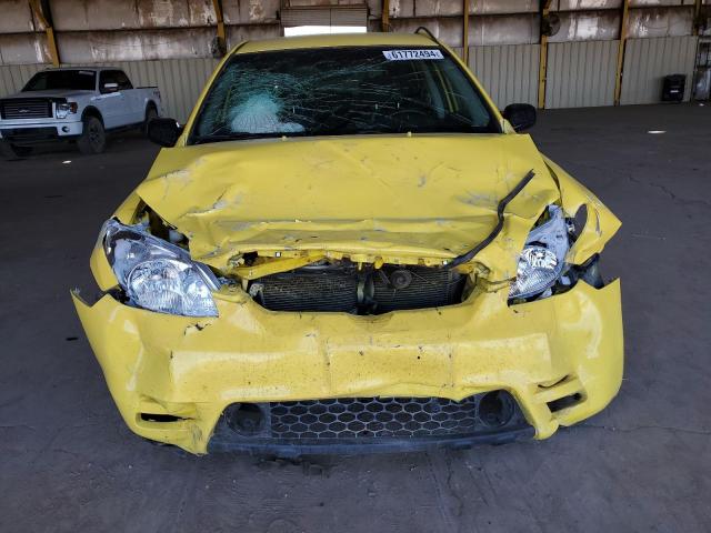 2T1KR32E84C199562 - 2004 TOYOTA COROLLA MA XR YELLOW photo 5