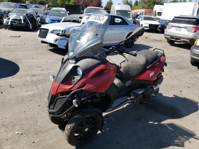 ZAPM610X395001256 - 2009 PIAGGIO MP3 500 RED photo 2