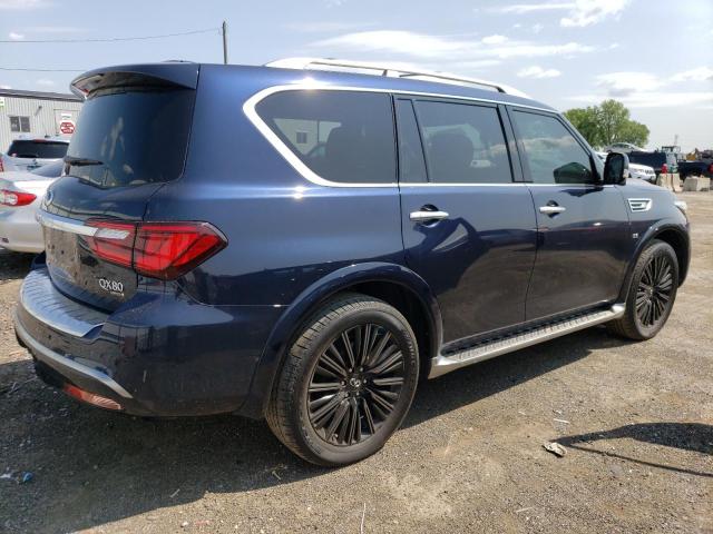 JN8AZ2NE4K9236275 - 2019 INFINITI QX80 LUXE BLUE photo 3