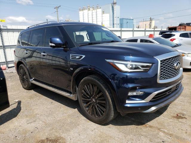 JN8AZ2NE4K9236275 - 2019 INFINITI QX80 LUXE BLUE photo 4