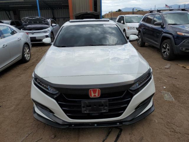 1HGCV3F5XKA008687 - 2019 HONDA ACCORD HYBRID EXL WHITE photo 5