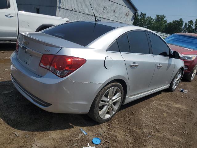 1G1PG5SBXD7317943 - 2013 CHEVROLET CRUZE LTZ SILVER photo 3