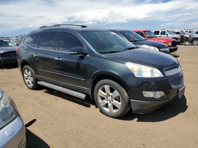 1GNKVLED8BJ288040 - 2011 CHEVROLET TRAVERSE LTZ BLACK photo 4