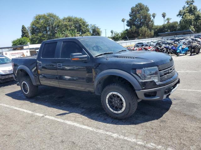 1FTFW1R60EFD13480 - 2014 FORD F150 SVT RAPTOR BLACK photo 4