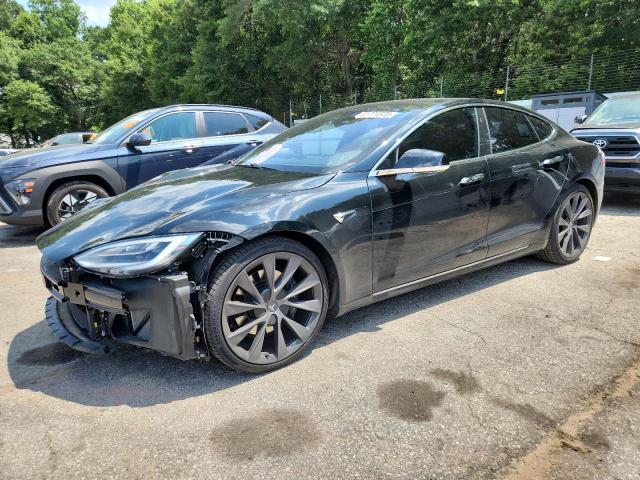 5YJSA1E20LF412754 - 2020 TESLA MODEL S 黑色 照片 1