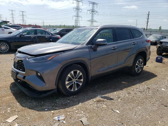 5TDGZRBH2NS187743 - 2022 TOYOTA HIGHLANDER XLE Boz foto 1