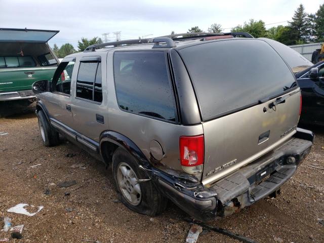 1GNDT13W7W2166485 - 1998 CHEVROLET BLAZER BEIGE photo 2