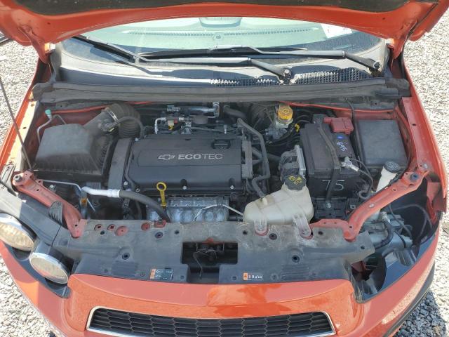 1G1JB6SH0C4126613 - 2012 CHEVROLET SONIC LS RED photo 11