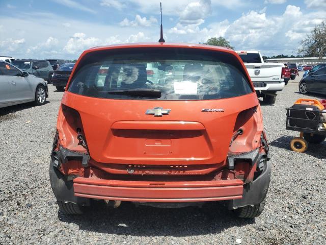 1G1JB6SH0C4126613 - 2012 CHEVROLET SONIC LS RED photo 6