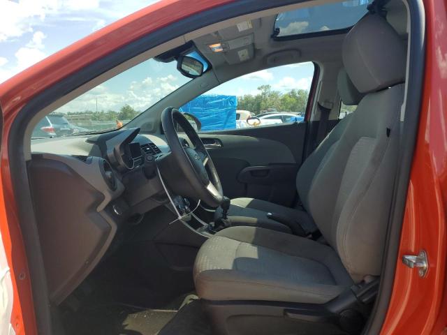 1G1JB6SH0C4126613 - 2012 CHEVROLET SONIC LS RED photo 7