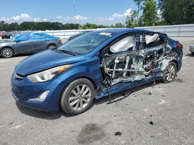 KMHDH4AE7GU621634 - 2016 HYUNDAI ELANTRA SE BLUE photo 1