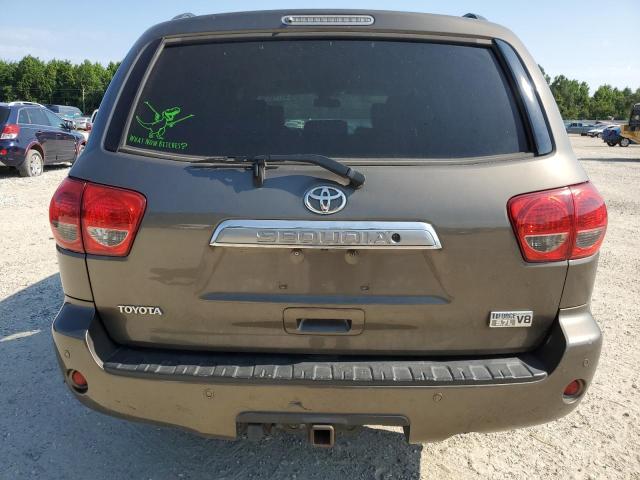 5TDZY68A78S001798 - 2008 TOYOTA SEQUOIA LIMITED BROWN photo 6
