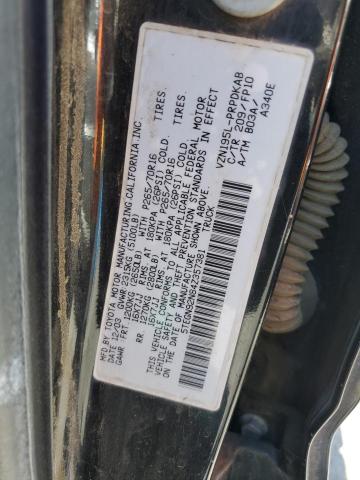 5TEGN92N84Z357381 - 2004 TOYOTA TACOMA DOUBLE CAB PRERUNNER BLACK photo 12