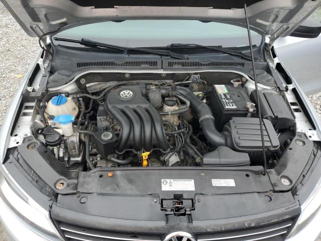 3VW1K7AJ2CM357922 - 2012 VOLKSWAGEN JETTA BASE 银色 照片 11