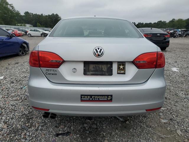 3VW1K7AJ2CM357922 - 2012 VOLKSWAGEN JETTA BASE 银色 照片 6
