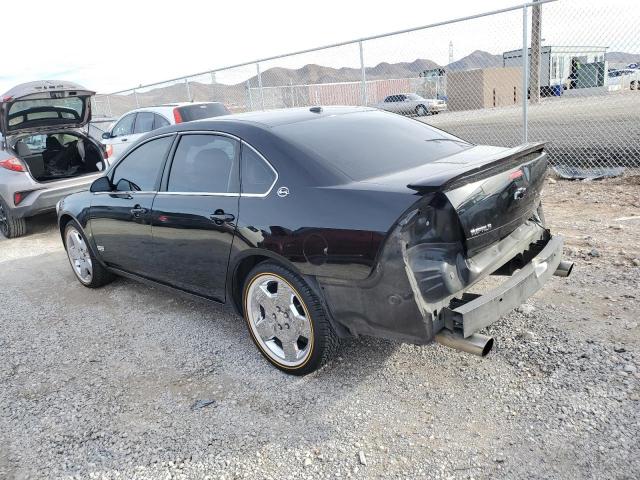 2G1WD58C689288997 - 2008 CHEVROLET IMPALA SUPER SPORT BLACK photo 2