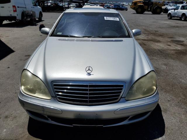 WDBNG70J73A357000 - 2003 MERCEDES-BENZ S 430 SILVER photo 5