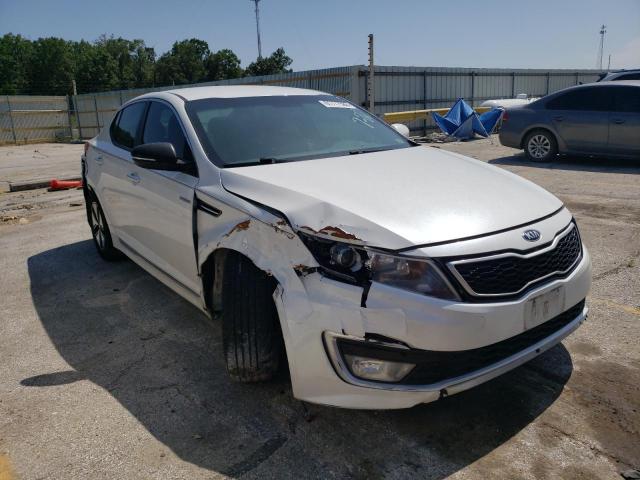 KNAGM4AD6D5054114 - 2013 KIA OPTIMA HYBRID WHITE photo 4