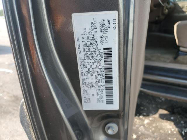 5TBBT44163S360829 - 2003 TOYOTA TUNDRA ACCESS CAB SR5 GRAY photo 12