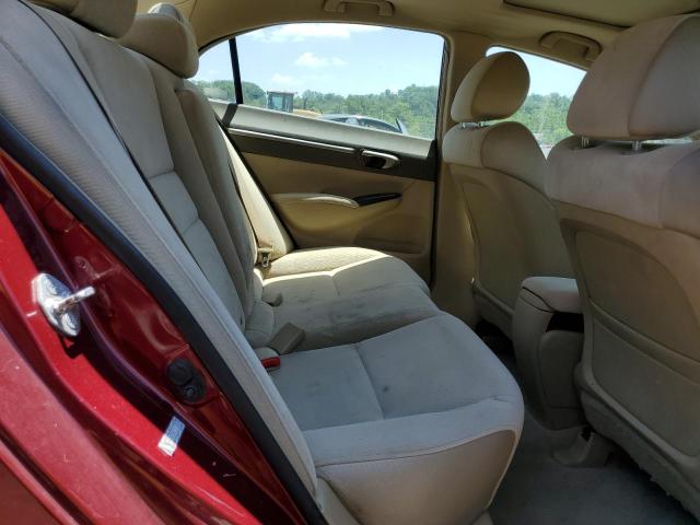 1HGFA16857L103533 - 2007 HONDA CIVIC EX RED photo 10