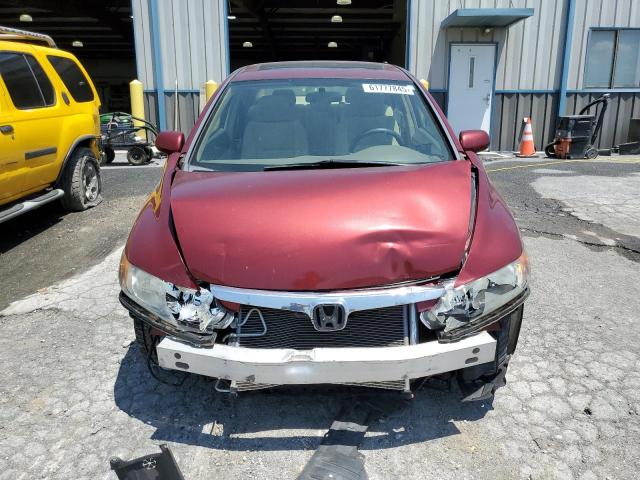 1HGFA16857L103533 - 2007 HONDA CIVIC EX RED photo 5