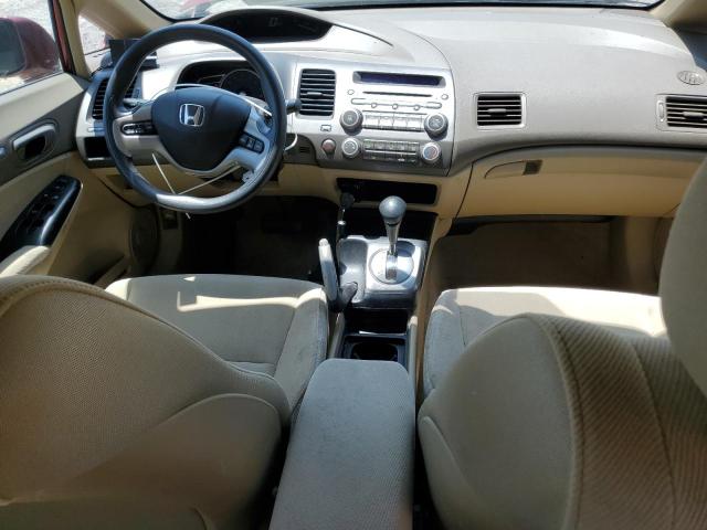 1HGFA16857L103533 - 2007 HONDA CIVIC EX RED photo 8