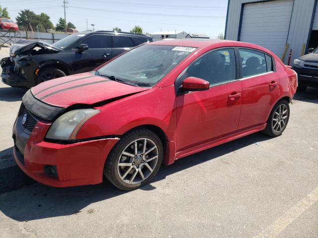 3N1CB61E67L719404 - 2007 NISSAN SENTRA SE-R SPEC V RED photo 1