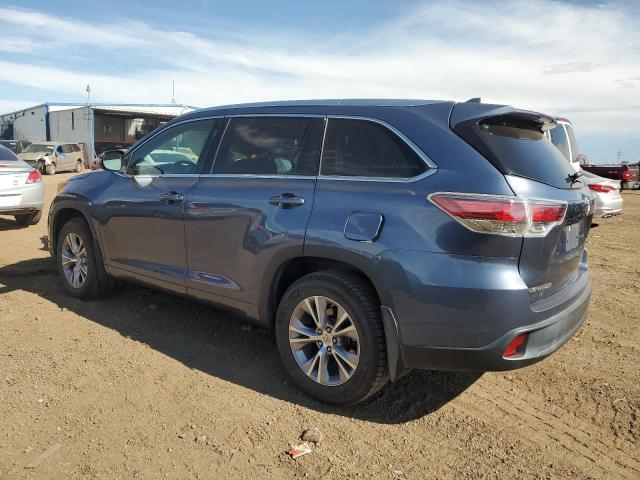 5TDJKRFH8FS090343 - 2015 TOYOTA HIGHLANDER XLE Mavi foto 2