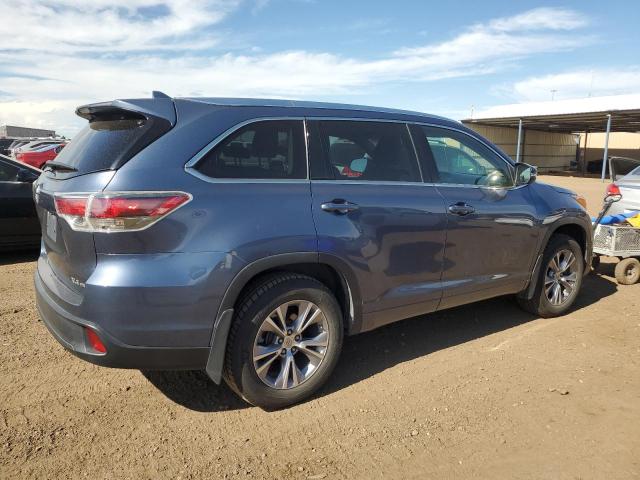 5TDJKRFH8FS090343 - 2015 TOYOTA HIGHLANDER XLE Mavi foto 3