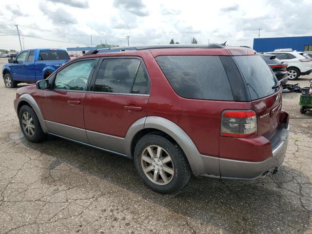 1FMDK05W88GA33125 - 2008 FORD TAURUS X SEL BURGUNDY photo 2