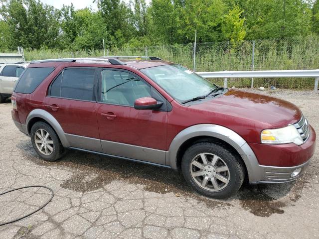 1FMDK05W88GA33125 - 2008 FORD TAURUS X SEL BURGUNDY photo 4