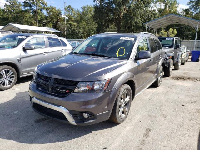 3C4PDDGG5FT536161 - 2015 DODGE JOURNEY CROSSROAD GRAY photo 2