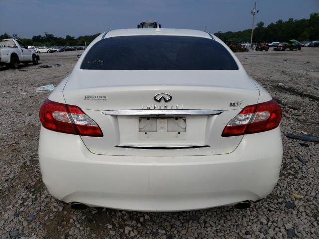 JN1BY1AP5BM322361 - 2011 INFINITI M37 WHITE photo 6