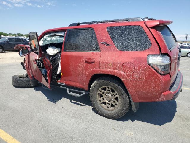 JTEBU5JR4K5715615 - 2019 TOYOTA 4RUNNER SR5/SR5 PREMIUM Rouge photo 2