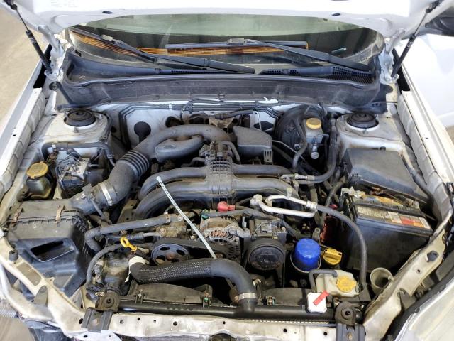 JF2SHABC0BH716868 - 2011 SUBARU FORESTER 2.5X WHITE photo 12