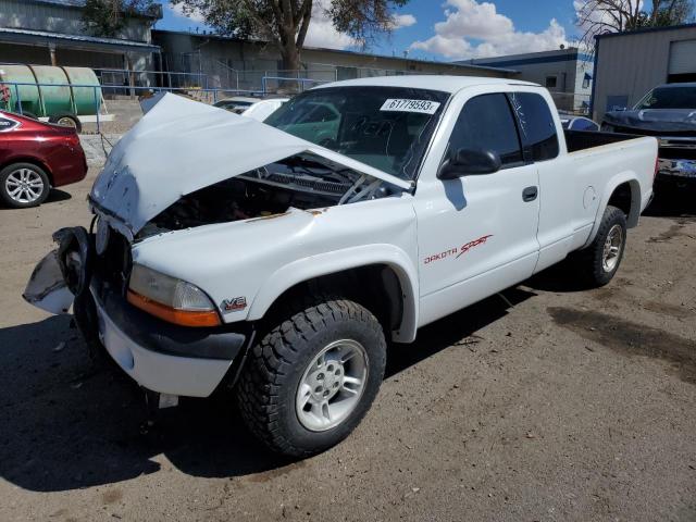 1B7GG22Y8XS175216 - 1999 DODGE DAKOTA WHITE photo 1