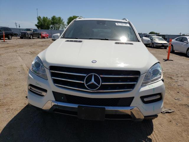 4JGDA5HB6CA029918 - 2012 MERCEDES-BENZ ML 350 4MATIC WHITE photo 5