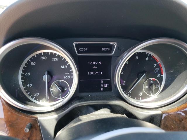 4JGDA5HB6CA029918 - 2012 MERCEDES-BENZ ML 350 4MATIC WHITE photo 9