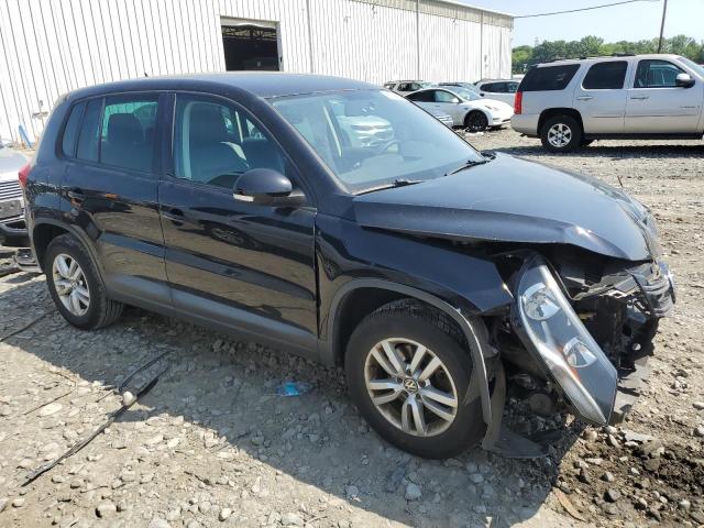 WVGAV7AX7CW581858 - 2012 VOLKSWAGEN TIGUAN S 黑色 照片 4