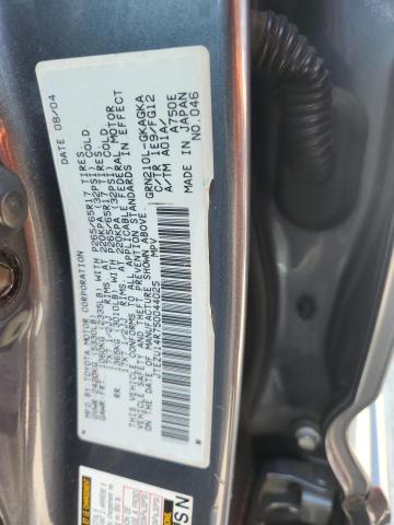 JTEZU14R750044025 - 2005 TOYOTA 4RUNNER SR5 ნაცრისფერი ფოტო 13