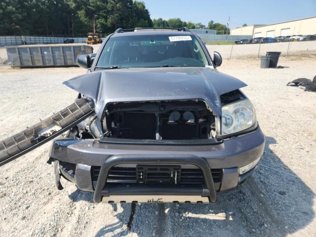 JTEZU14R750044025 - 2005 TOYOTA 4RUNNER SR5 ნაცრისფერი ფოტო 5