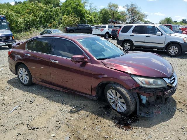 1HGCR3F85EA008602 - 2014 HONDA ACCORD EXL MAROON photo 4