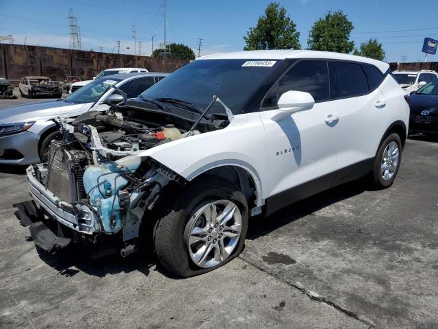 3GNKBBRA5KS678160 - 2019 CHEVROLET BLAZER 1LT WHITE photo 1