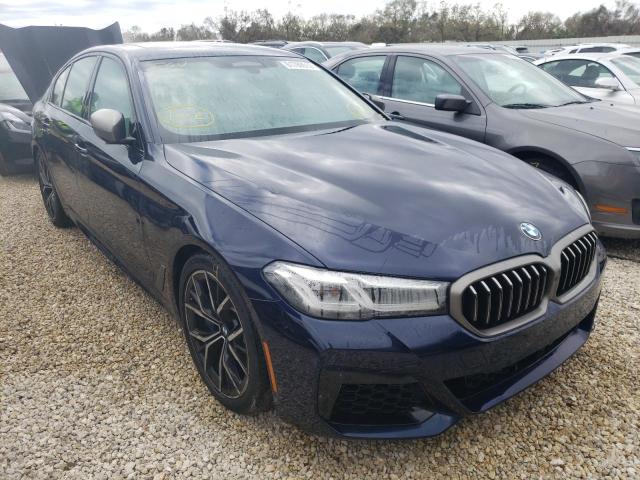 WBA13BK0XPCL29959 - 2023 BMW M550XI BLUE photo 1