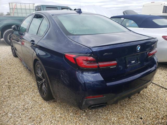 WBA13BK0XPCL29959 - 2023 BMW M550XI BLUE photo 3