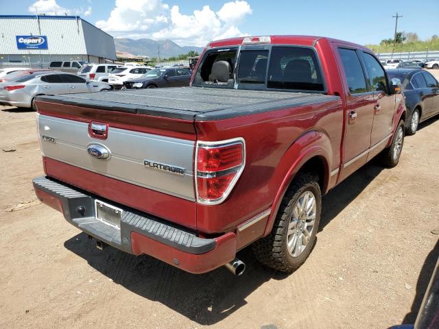 1FTFW1CT6DFB97845 - 2013 FORD F150 SUPERCREW RED photo 3