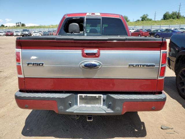 1FTFW1CT6DFB97845 - 2013 FORD F150 SUPERCREW RED photo 6